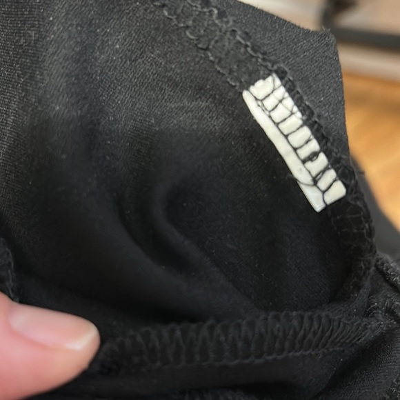 Zara Black Leggings with Lace bottom, medium - Picture 7 of 7